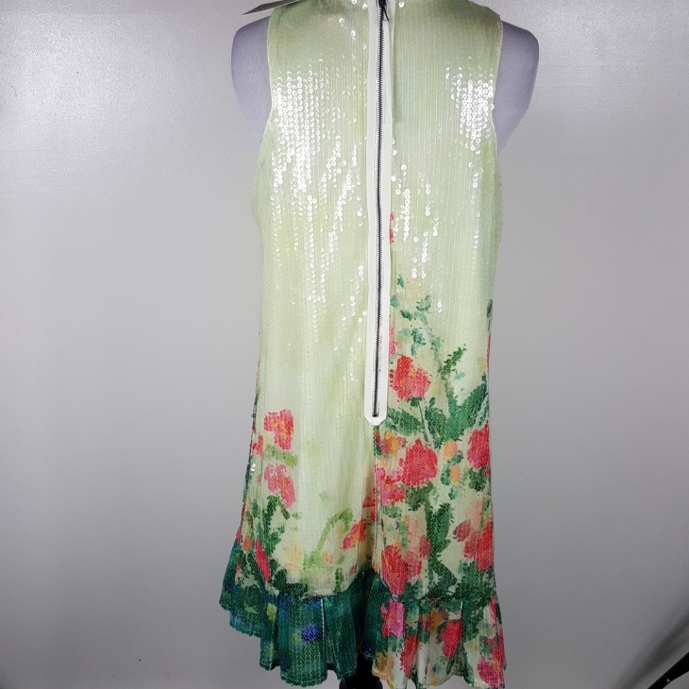 NWT Anthropologie Sequin green Peacock tutu dress - Picture 7 of 8